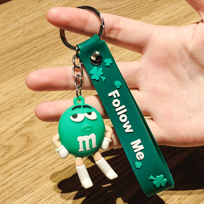 Wholesale Cartoon candy figurine pendant, cartoon keychain, couple style keychain, small gift, men's and women's accessories, backpack hanging accessories