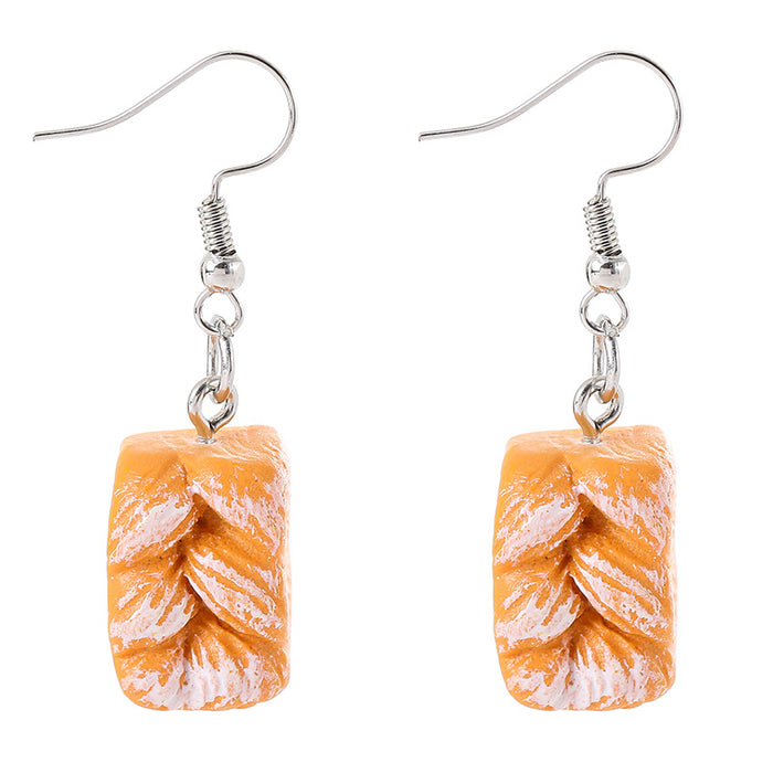 Wholesale Resin Cake Earrings JDC-ES-JinY001