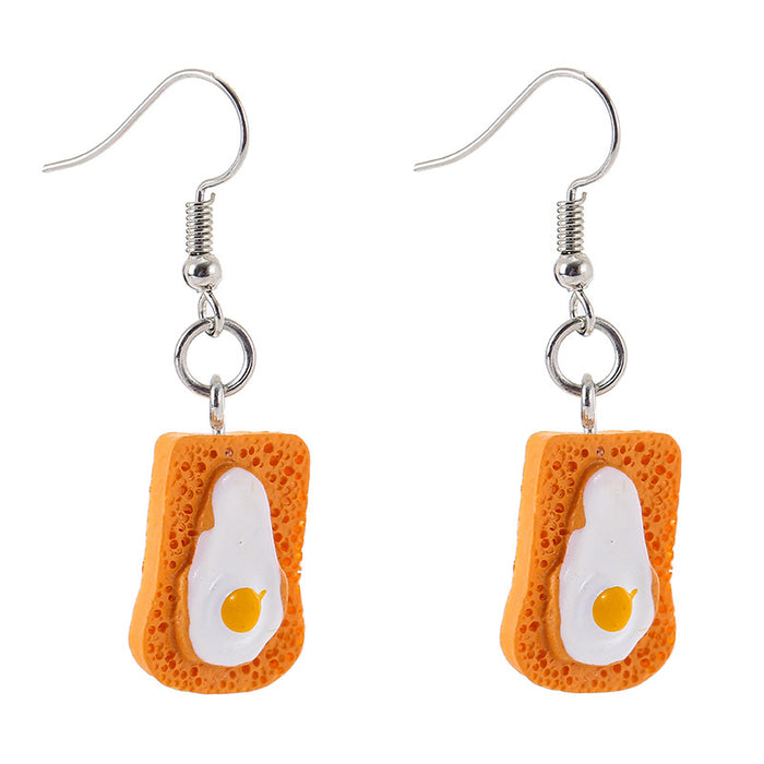 Wholesale Resin Cake Earrings JDC-ES-JinY001