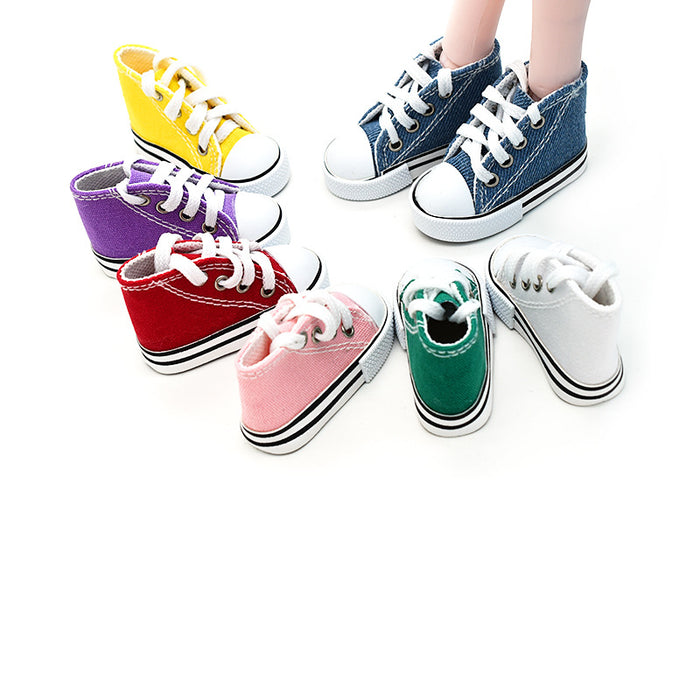Wholesale Canvas Doll Shoes Doll Accessories Shoes