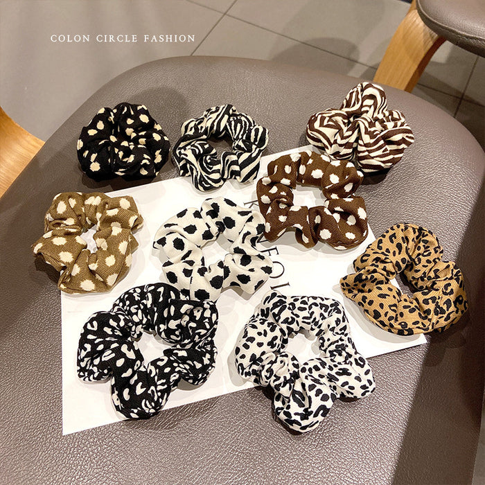 Wholesale Leopard Print Fabric Hairband JDC-HS-QiY010