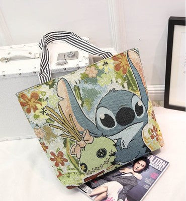 Wholesale Fashion Cartoon Canvas Bag Women's Shoulder Bag JDC-SD-Kaid001