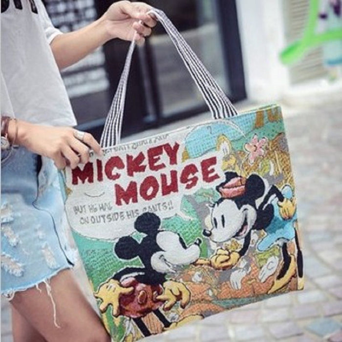 Wholesale Fashion Cartoon Canvas Bag Women's Shoulder Bag JDC-SD-Kaid001