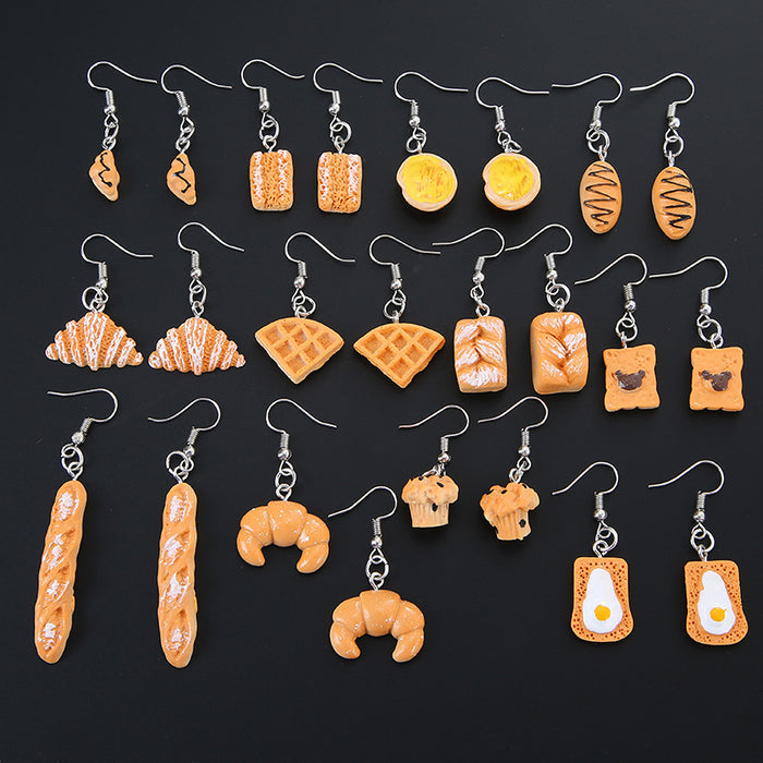 Wholesale Resin Cake Earrings JDC-ES-JinY001