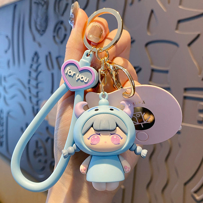 Wholesale PVC Cartoon Doll Keychain JDC-KC-BaiM085