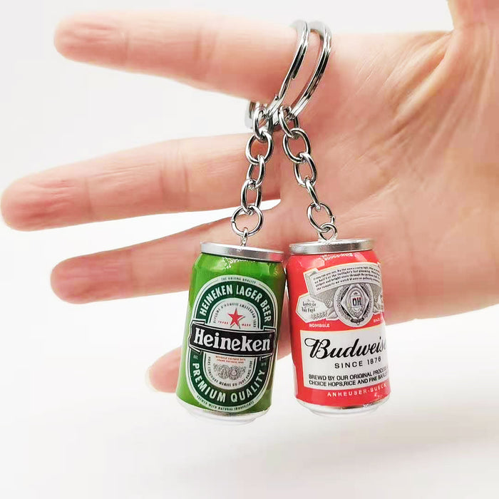 Wholesale PVC Creative Mini Beer Bottle Keychain JDC-KC-XiangY062