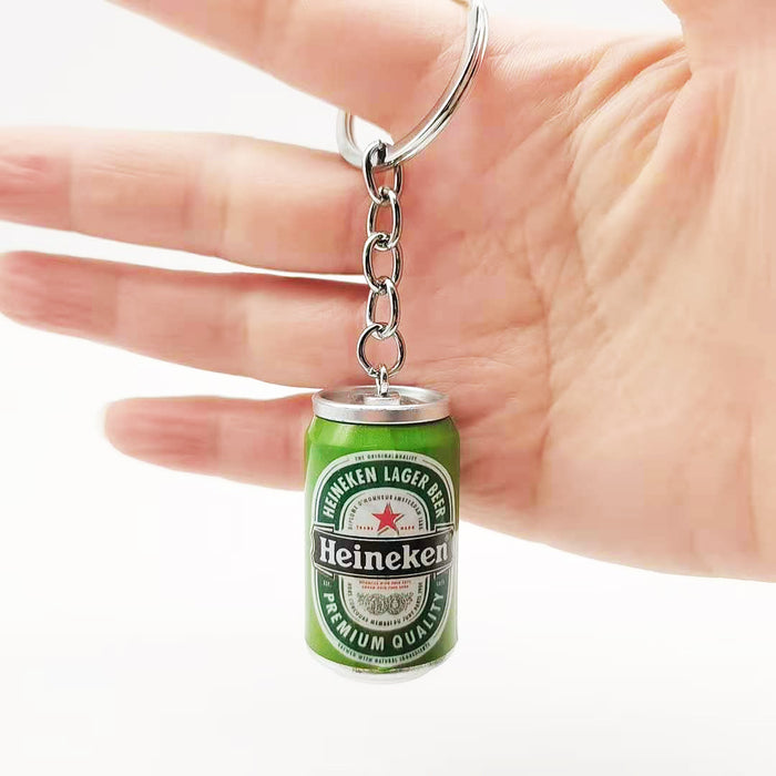 Wholesale PVC Creative Mini Beer Bottle Keychain JDC-KC-XiangY062