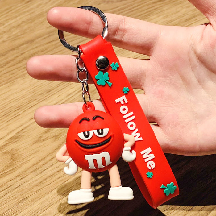 Wholesale Cartoon candy figurine pendant, cartoon keychain, couple style keychain, small gift, men's and women's accessories, backpack hanging accessories