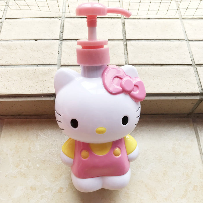 Wholesale 3D Cat Push-type Plastic Bath Bottle Storage Bottle JDC-SB-YaLL001