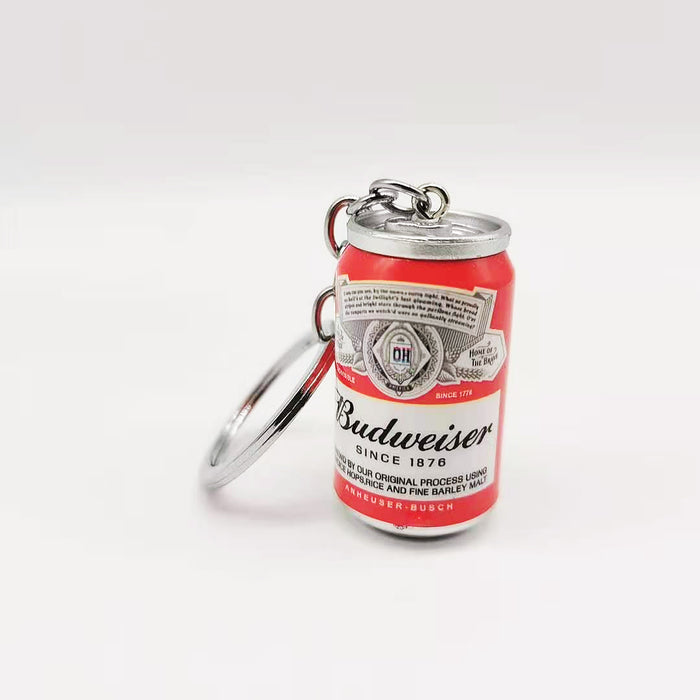 Wholesale PVC Creative Mini Beer Bottle Keychain JDC-KC-XiangY062