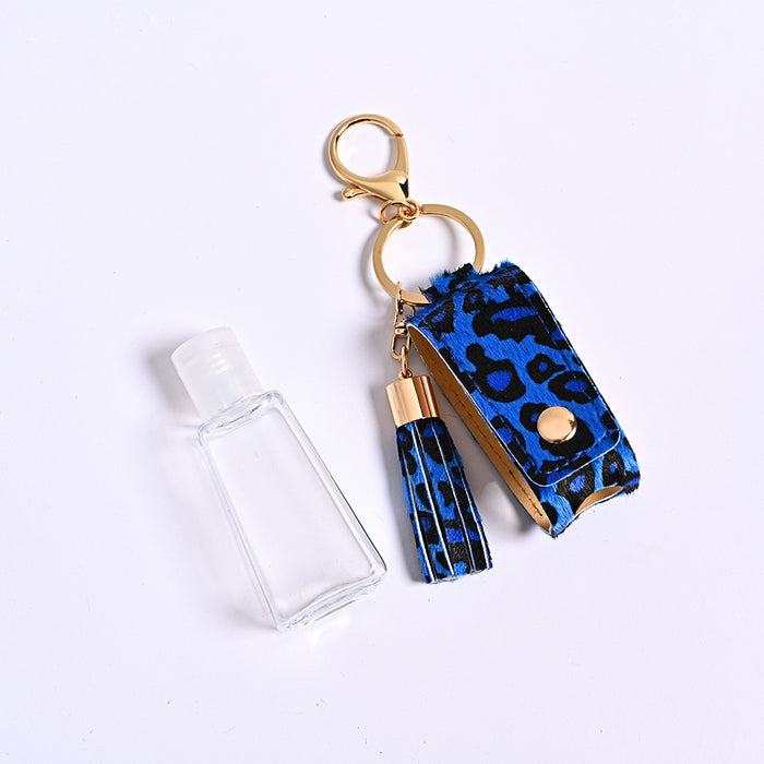 Wholesale Leopard Print PU Leather Case Keychain JDC-KC-JFan010