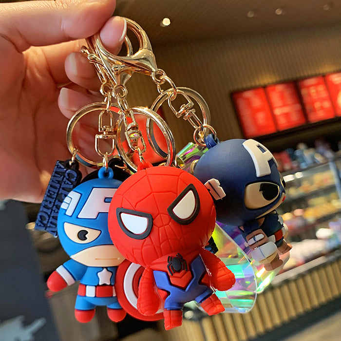 Wholesale Cartoon Doll Silicone Keychain JDC-KC-Benxin033