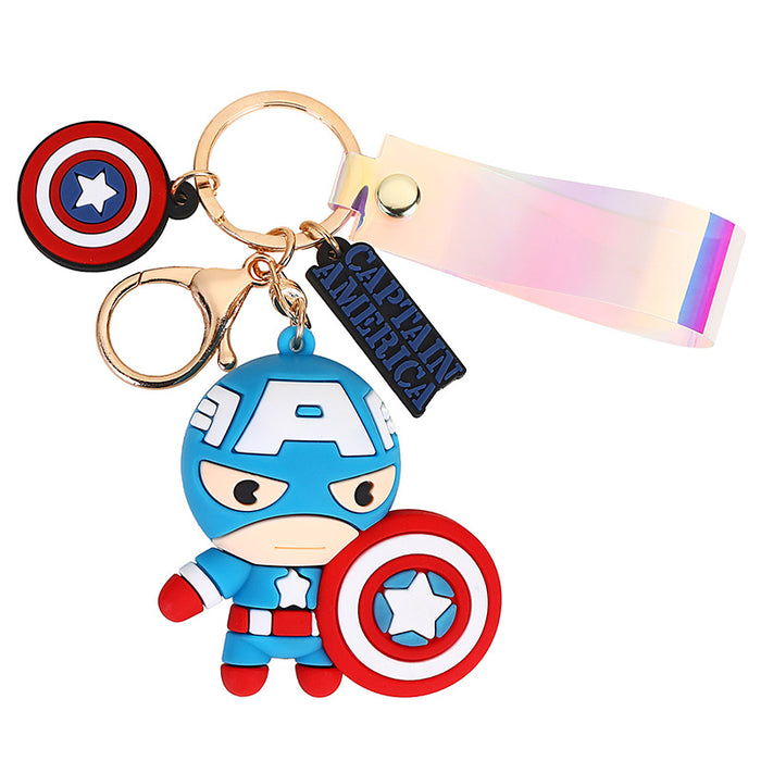 Wholesale Cartoon Doll Silicone Keychain JDC-KC-Benxin033