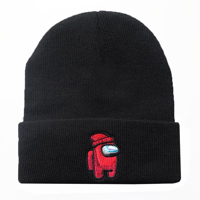 Wholesale Cartoon Embroidery Flower Acrylic Knitted Beanie Hat JDC-FH-LvH023