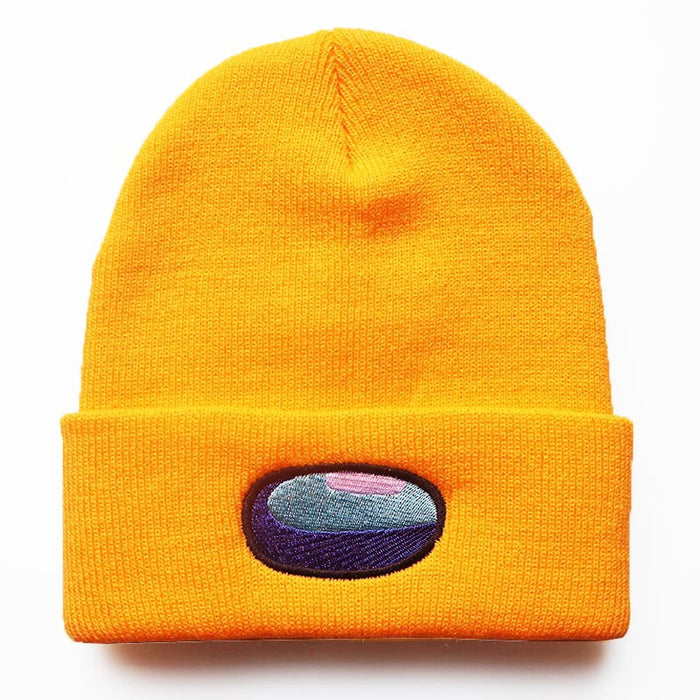 Wholesale Cartoon Embroidery Flower Acrylic Knitted Beanie Hat JDC-FH-LvH023