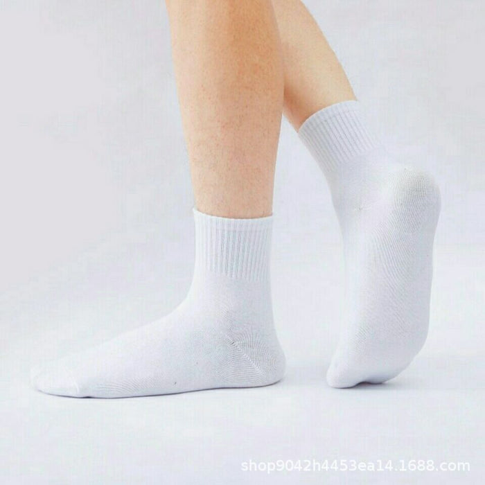 Wholesale Black and white socks, solid color men's short tube boat socks, invisible socks