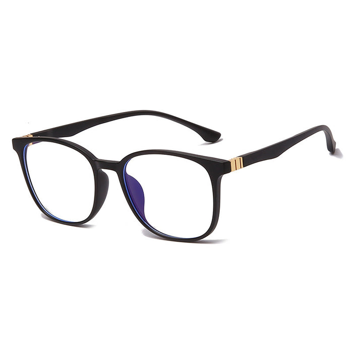 Wholesale Anti blue light glasses TR full frame flat lens protective glasses universal myopia frame