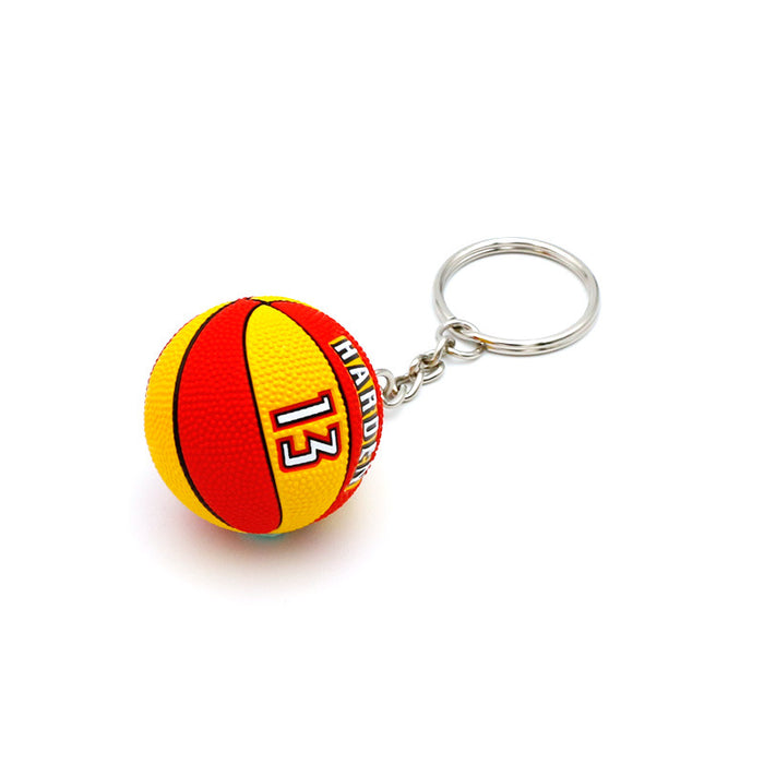 Wholesale PVC Letter Basketball Keychain JDC-KC-QLPing007