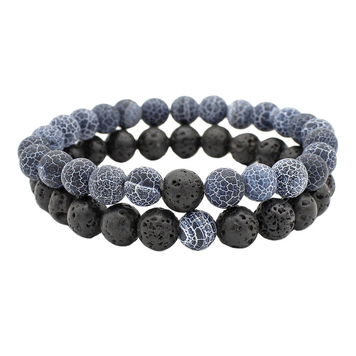 Wholesale Hand string couple stone bracelet