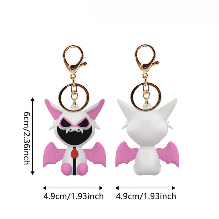 Wholesale Horror Cartoon Anime Silicone Keychains JDC-KC-HaoAn012