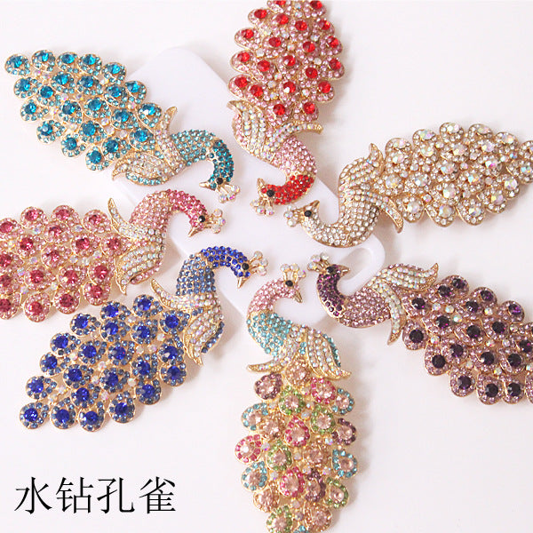 Wholesale Rhinestone Peacock Alloy Brooch Accessories JDC-BC-GuoQY003