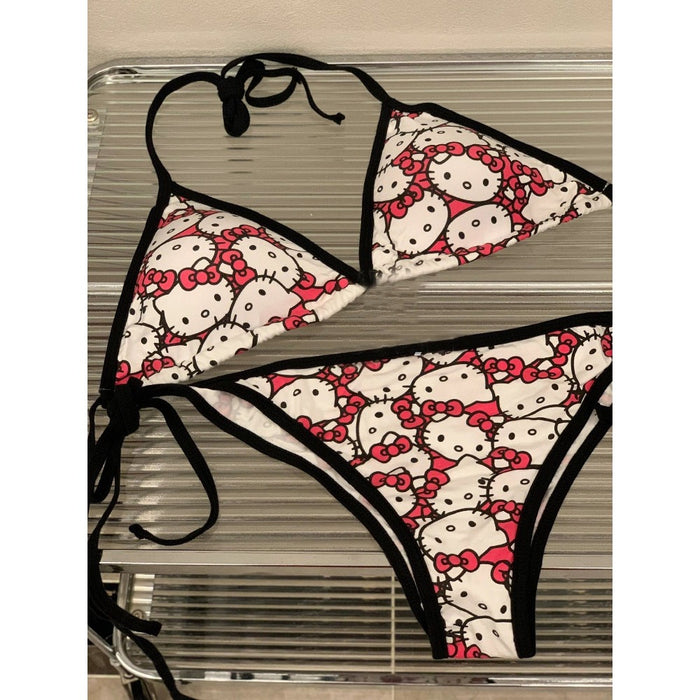 Wholesale Cute Printed Nylon Bikini (S) JDC-SW-MuYa001