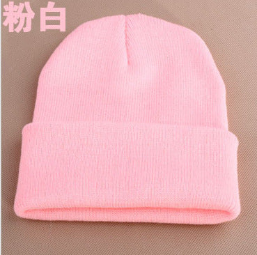 Wholesale Acrylic Solid Color Autumn and Winter Knitted Wool Hat JDC-FH-HWT007