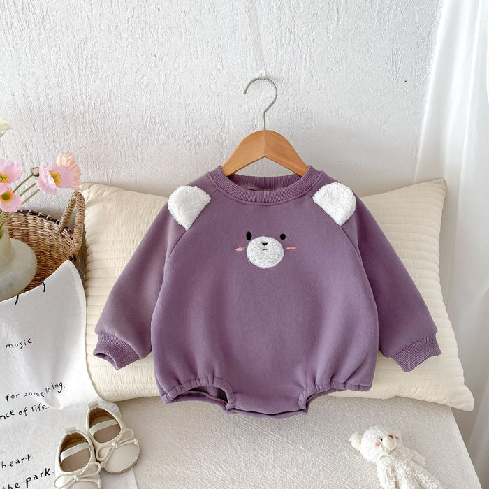 Wholesale Bear Warm Thickened Baby Romper Clothes JDC-BC-WeiNiS030