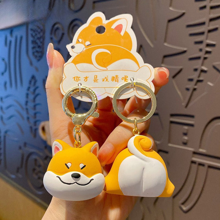 Wholesale Resin Doll Keychain JDC-KC-BaiM087