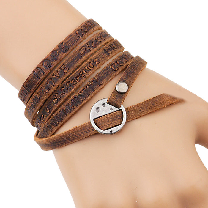 Wholesale Genuine Leather Bracelet JDC-BT-QN006