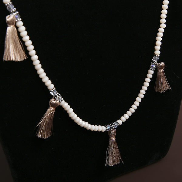 Wholesale Bohemian Tassel Necklace JDC-NE-YaXue001