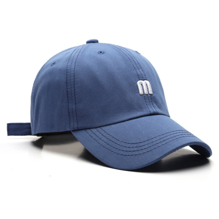 Wholesale M Letter Embroidery Versatile Soft Top Visor Baseball Cap JDC-FH-TuL044