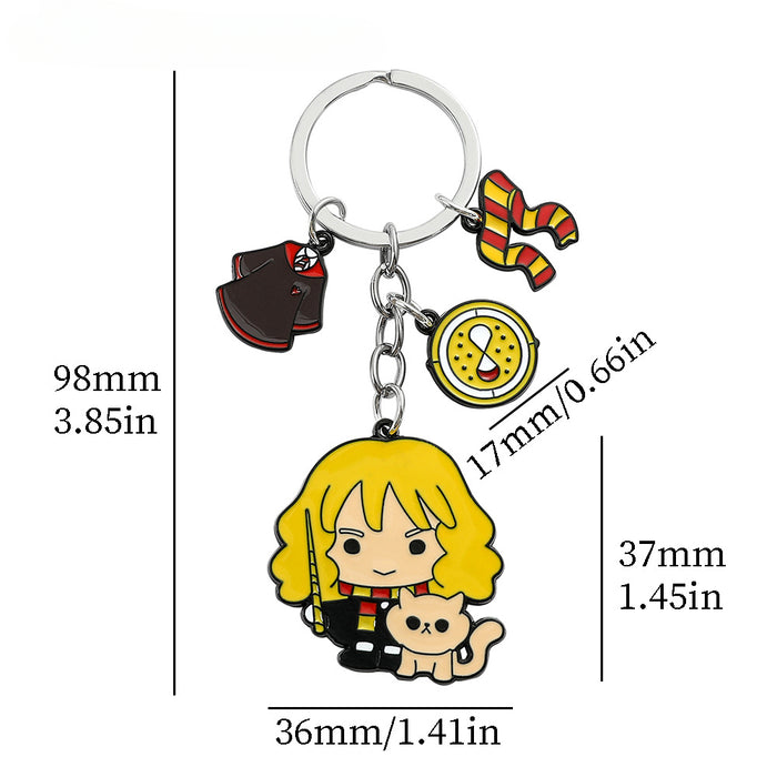 Wholesale Cartoon Zinc Alloy Keychains JDC-KC-ShaoH015