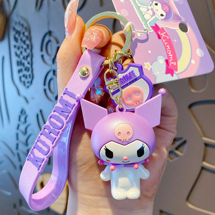 Wholesale Cartoon Doll Silicone Keychain (S) JDC-KC-BaiM079