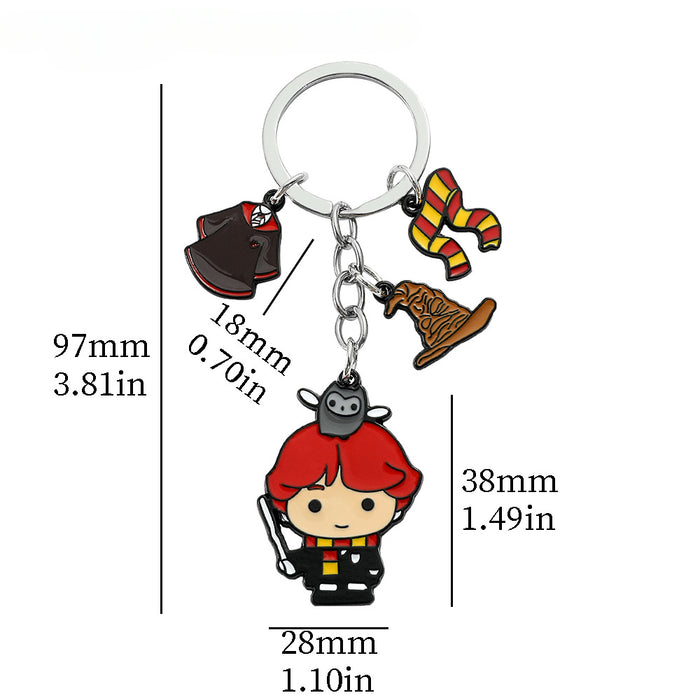 Wholesale Cartoon Zinc Alloy Keychains JDC-KC-ShaoH015