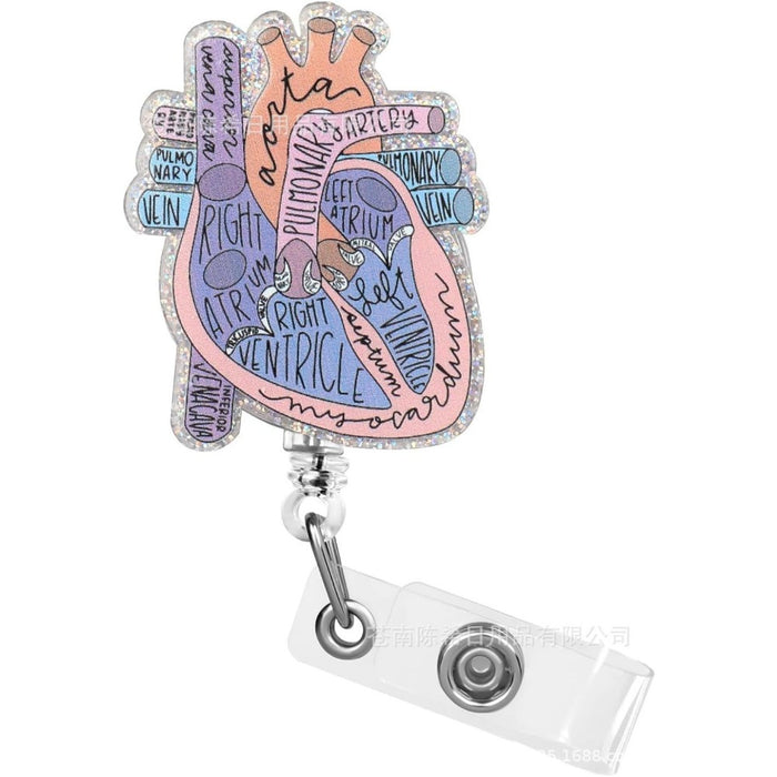 Wholesale Acrylic Creative Organ Easy-pull ID Buckle JDC-KC-ChenX002