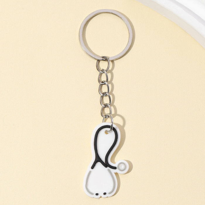 Wholesale Nurses Day Series Silicone Keychain JDC-KC-RongRui011