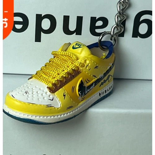 Wholesale Skateboard Shoes PVC Keychains JDC-KC-MiaoY065