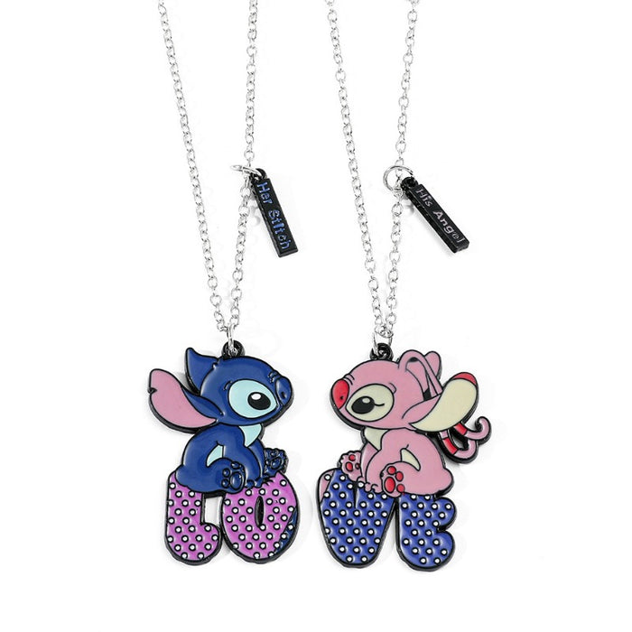 Wholesale Valentine's Day Cute Cartoon LOVE Keychain Necklace JDC-NE-ShaoH014