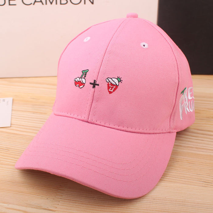 Wholesale Cotton Embroidered Fruit Baseball Cap JDC-FH-Chunq004