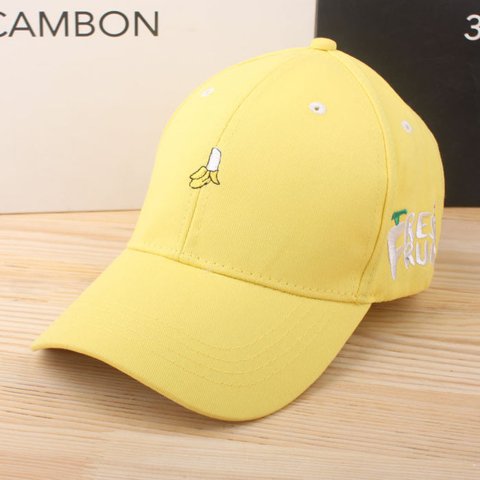 Wholesale Cotton Embroidered Fruit Baseball Cap JDC-FH-Chunq004