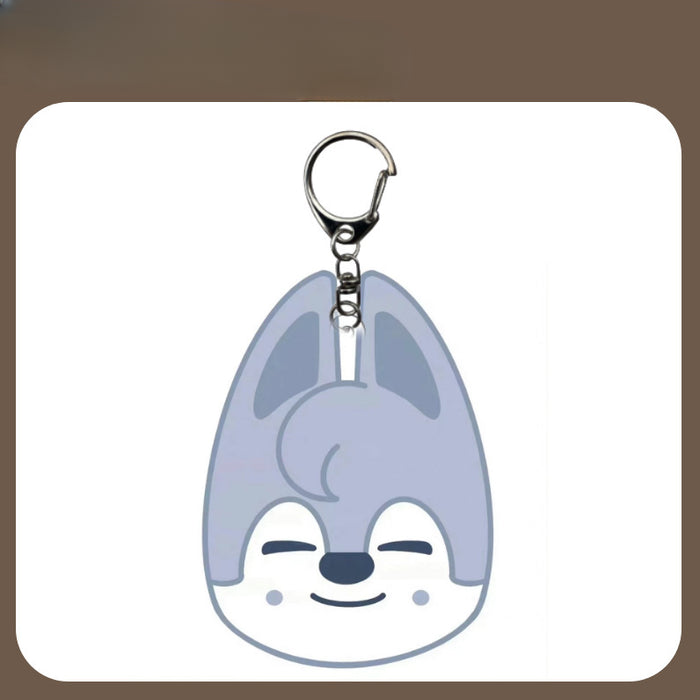 Wholesale Cartoon Acrylic Doll Keychain JDC-KC-MD001