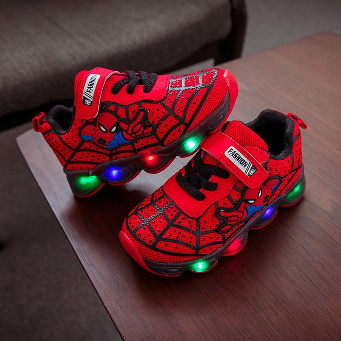 Wholesale Illuminated Mesh Children's Sports Shoes Kids Shoes JDC-KS-GS001