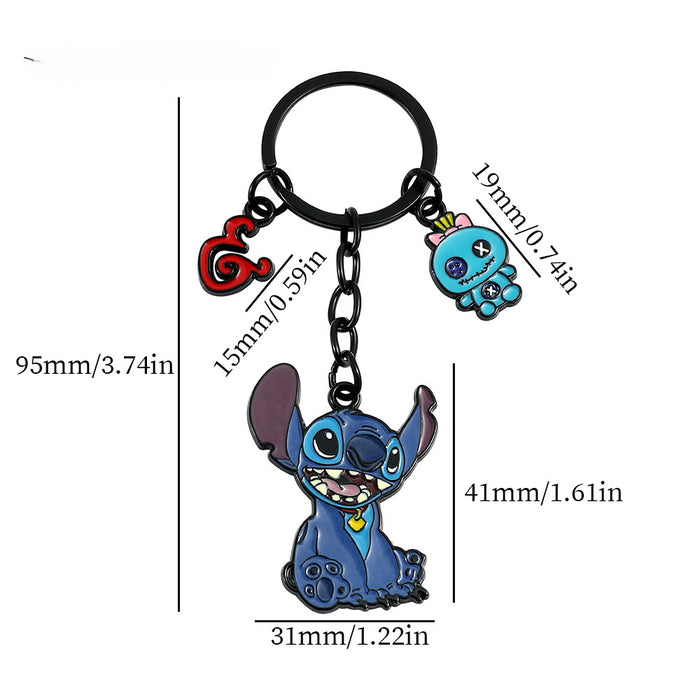 Wholesale Cartoon Zinc Alloy Keychain JDC-KC-BS020