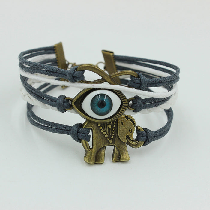 Wholesale Eye 8-character multi combination bracelet