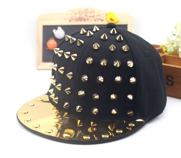 Wholesale Chic Kids Rivet Hip Hop Baseball Cap Summer Sun Hat For Boutique Resale
