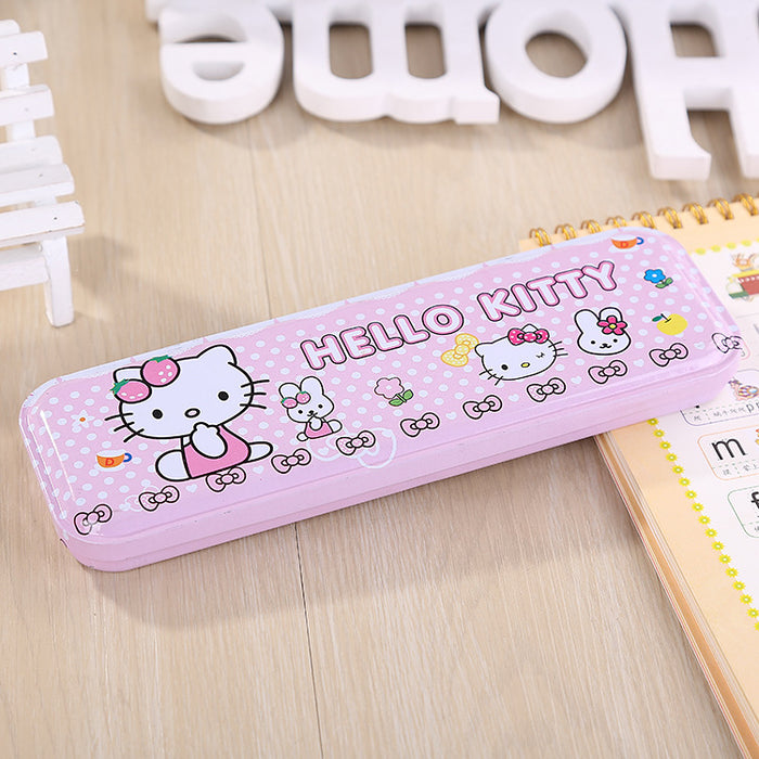 Wholesale A50 Primary School Students' Stationery Box Single Layer Tinplate Creative Pencil Case for Boys and Girls Children's School Supplies Pencil Case