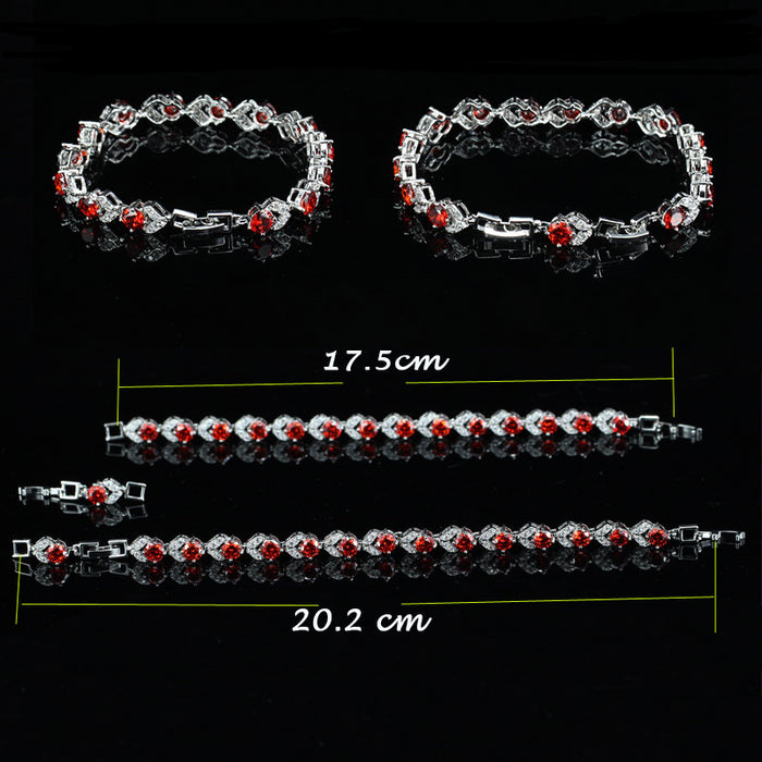 Wholesale White crystal bracelet with diamonds for women,  wholesale jewelry