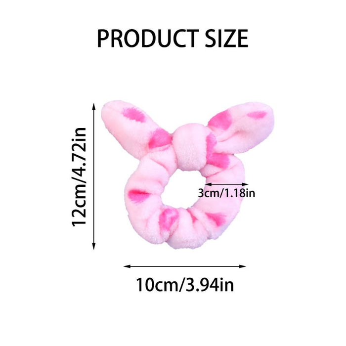 Wholesale Plush Children Cute Rabbit Ears Hair Scrunchies  JDC-HS-Heqin004