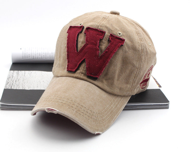 Wholesale Washed denim sun shading duck tongue hat, new men's and women's baseball caps
